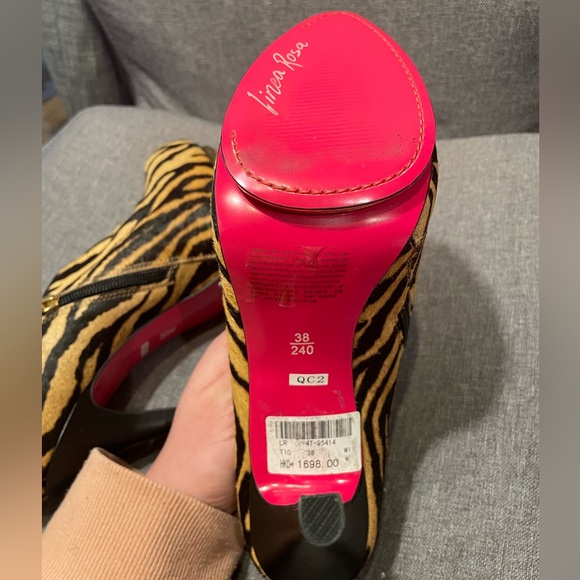 Línea Rosa - Tiger Print Designer High Heel shoes - Picture 5 of 5